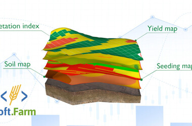 Online cartograms are the basis for precision agriculture