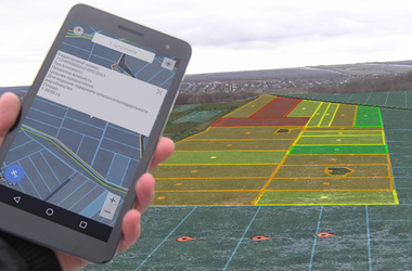 Field maps and cadastre in the Soft.Farm Eye mobile application